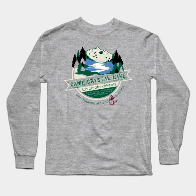 Crystal Lake Corporate Retreats Long Sleeve T-Shirt by ACraigL